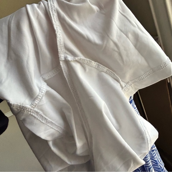 Sport Haley Blue Abstract Geometric Zebra Print Mini Skort Skirt Size XS - Picture 4 of 4